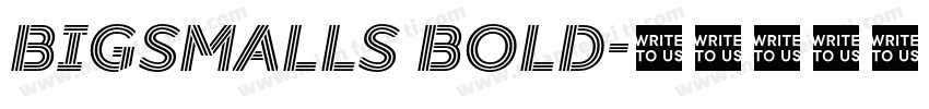 BigSmalls Bold字体转换